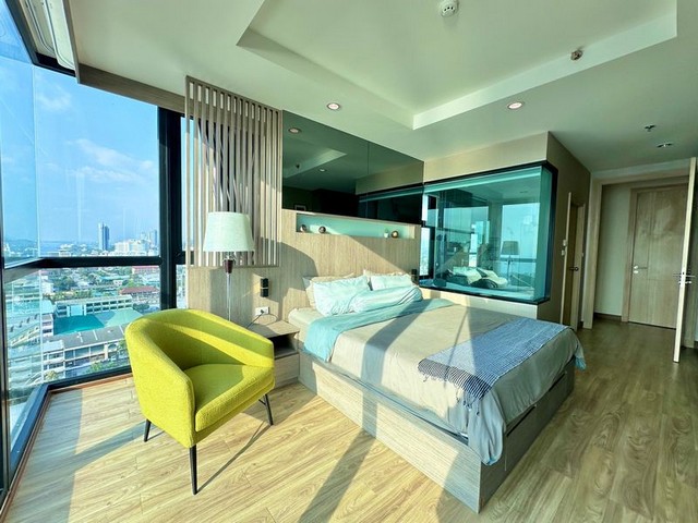 ปล่อยเช่าคอนโดศรีราชา ลัดดาพลัส ห้องสวย วิวทะเล ใกล้ห้างโรบินสัน FP-C01232 