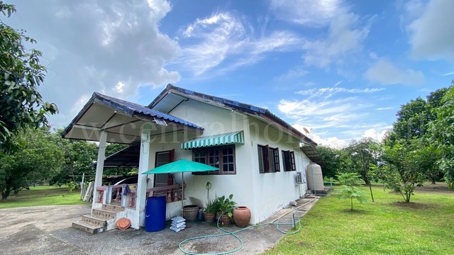 บ้านเดี่ยว ชั้นเดียว พร้อมที่ดิน 2-3-97 ไร่ วังกระโจม - นครนายก